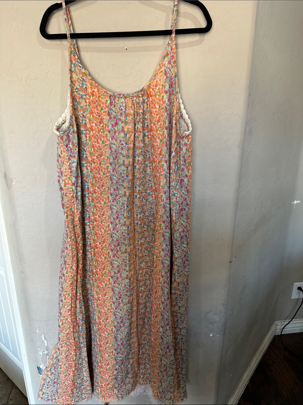 NATURAL LIFE Floral Maxi Dress in Peach, Pink and Cream - Picture 5 of 6